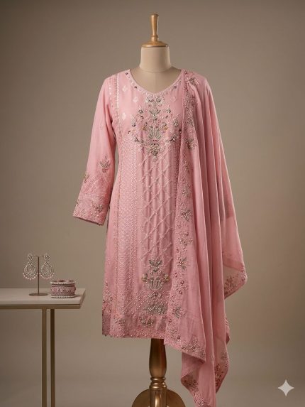 Pakistani-style Salwar Kameez / Suit.